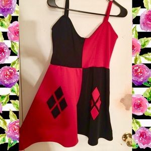 NWOT DC Harley Quinn Cosplay Skater Dress